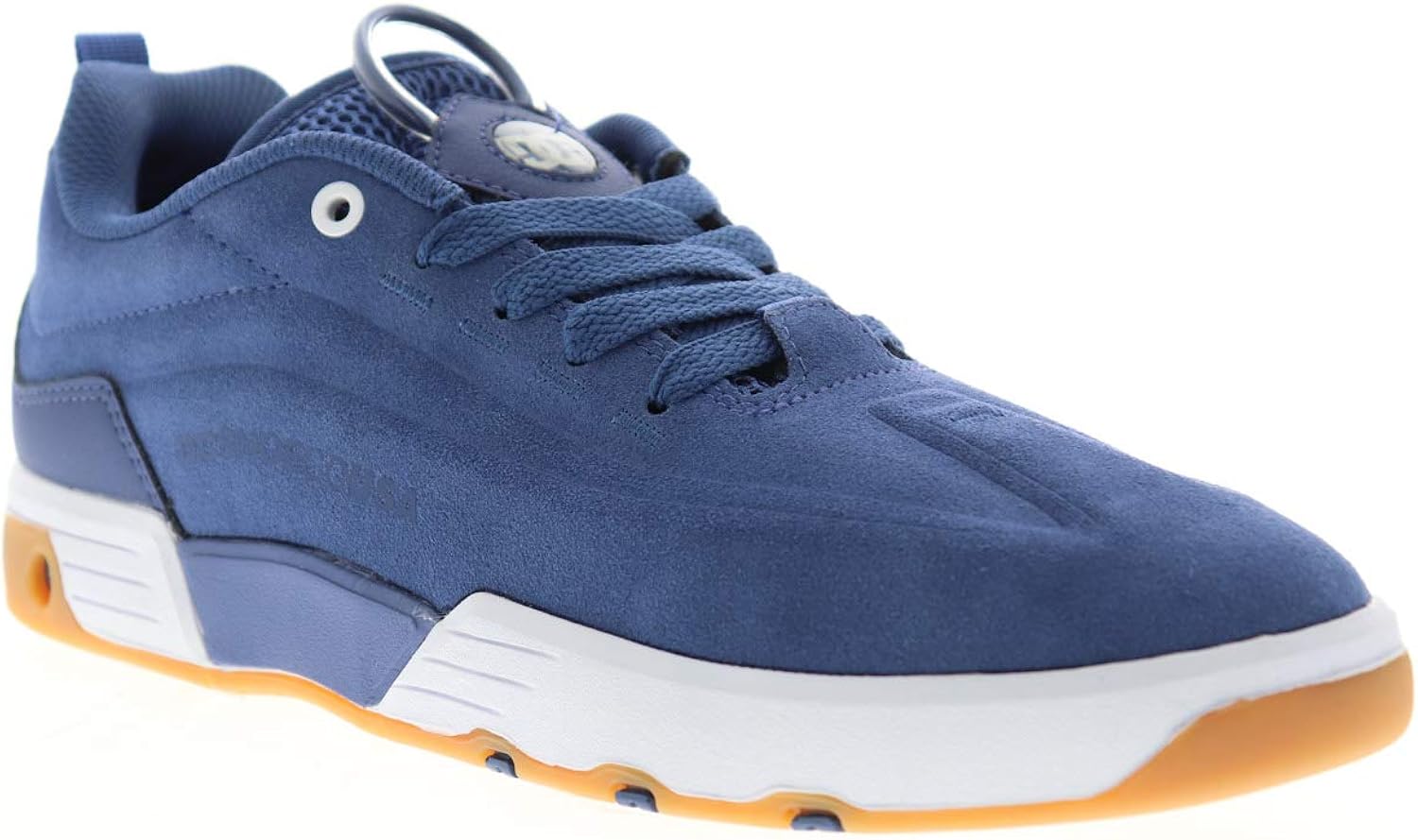 blue and white dc shoes