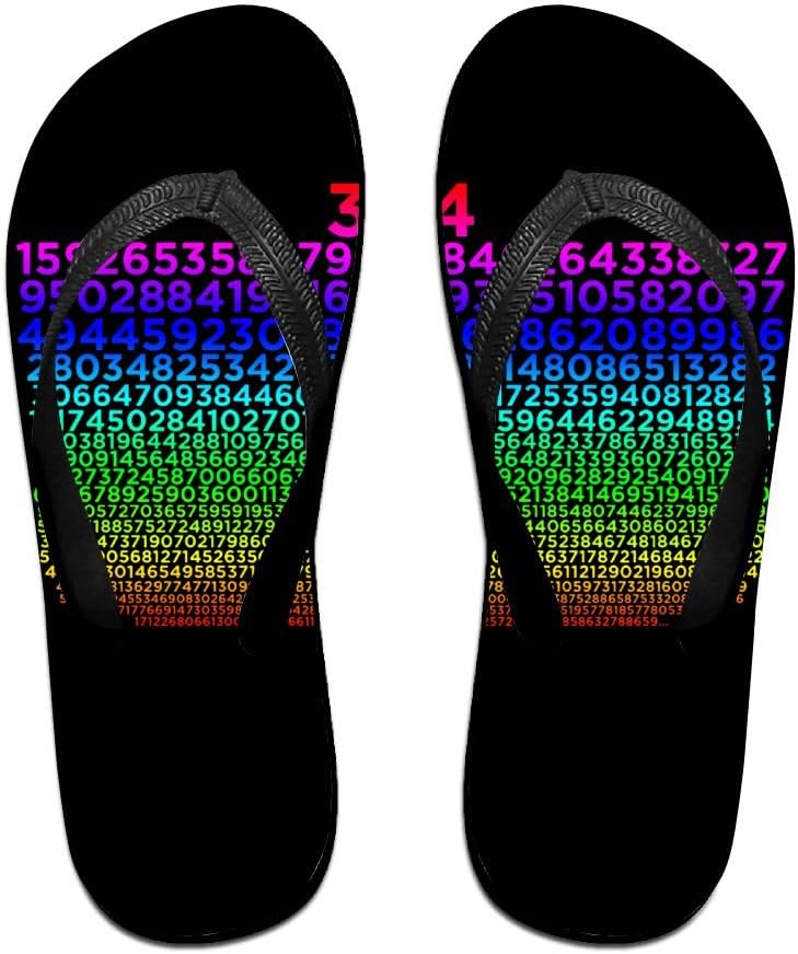 Tailing Flip Flops 3.14 PI Unisex Trendy Print Slippers Beach Sandal