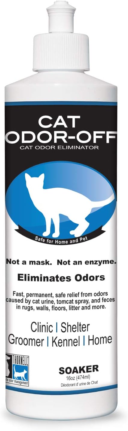 Amazon Com Thornell Co O Cat Odor Off Soaker 16 Ounce Soaker Pet Odor And Stain Removers Pet Supplies