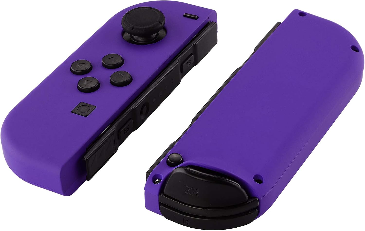 eXtremeRate Soft Touch Grip Purple Joy con Handheld Controller Housing with Full Set Buttons - Image 4