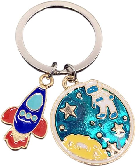 Amazon Toyandona宇宙飛行士キーホルダーロケットキーホルダー財布バッグキッズギフト プラモデル 通販