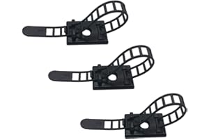 RAYTOUR 25 Pieces Desk Wire Organizer Cable Ties Zip Ties Adhesive Cord Clips Cable Management Cord Keeper Desk Wire Management