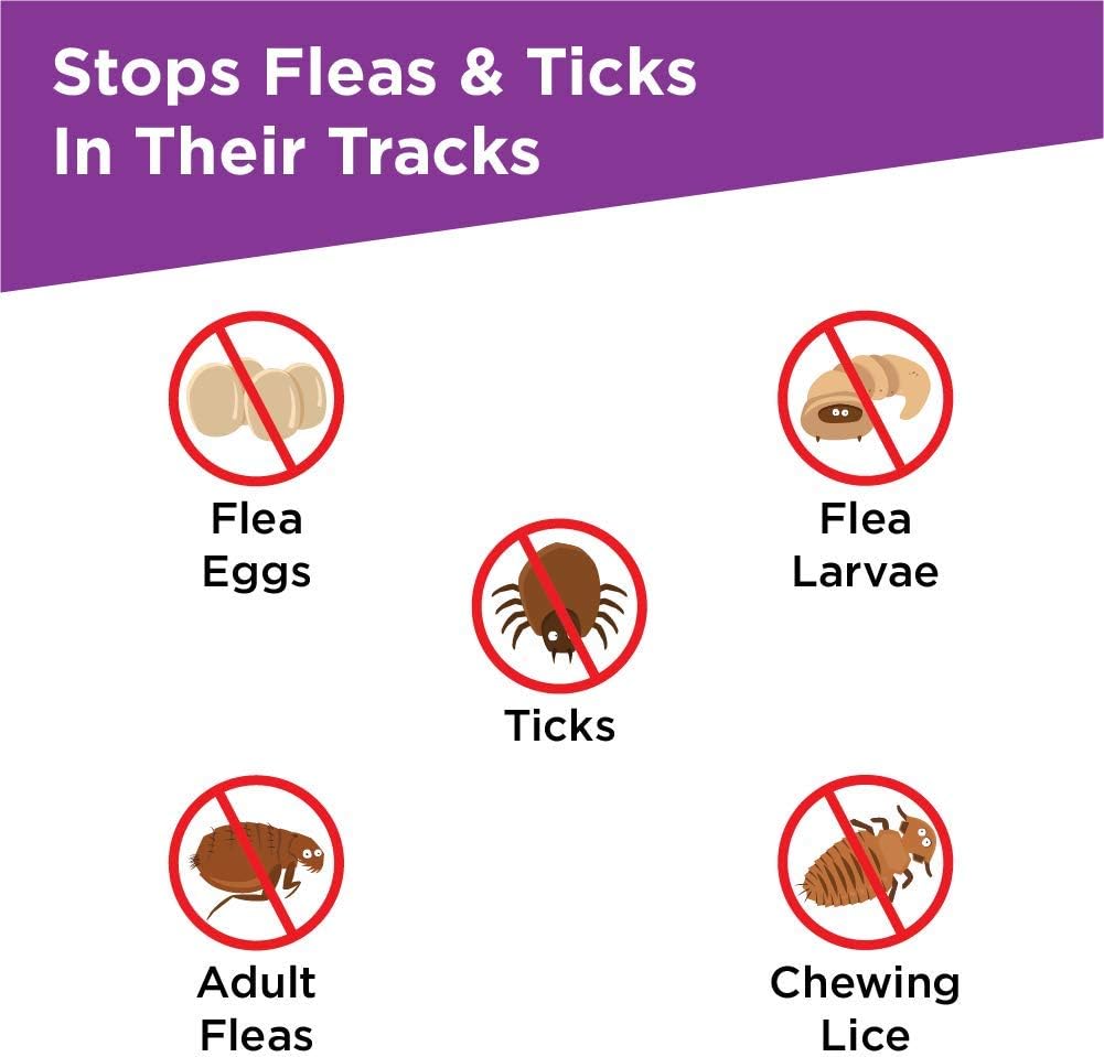 FRONTLINE Plus Flea and Tick Treatment for Dogs (Large Dog, 45-88 Pounds, 3 Doses) : Pet Flea And Tick Repellents : Pet Supplies