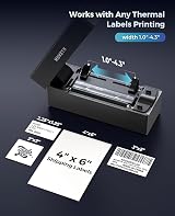 MUNBYN Shipping Label Printer 4x6 Bluetooth Thermal for Etsy Shopify eBay view 4