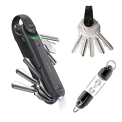 KeySmart Max Smart Trackable Key Organizer with Tile (up to 14