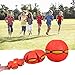 UFO Magic Ball Flying Football Magic Flying Saucer Ball Lost Ball Frisbee Ball Catch Ball Flash Darts Deformation Ball Frisbee Flying Discs Toy Soccer Toys (Red)
