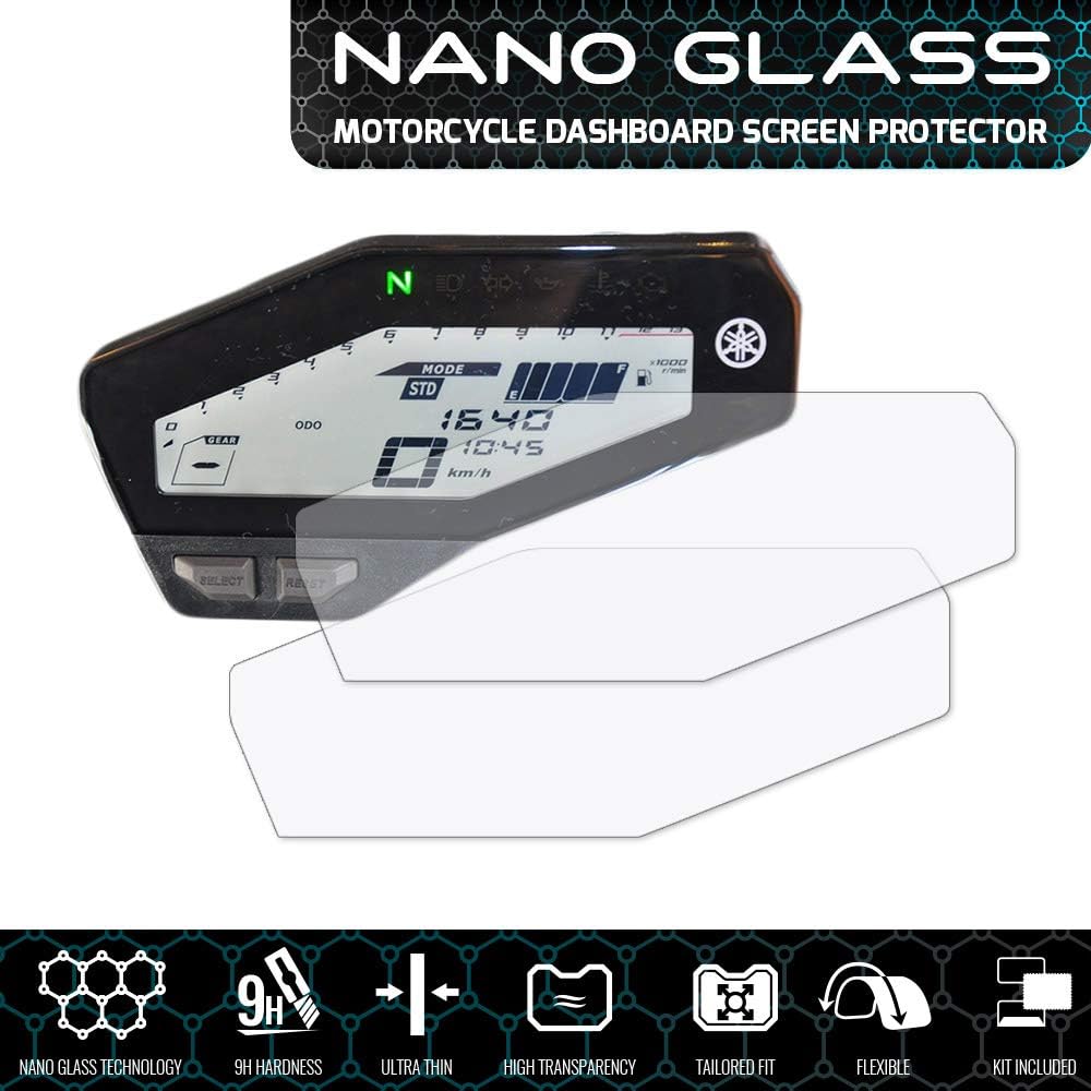 Speedo Angels Nano Glass Screen Protector for MT-09 / FZ-09 (SP) (2014+) x 2, Transparent, yamaha