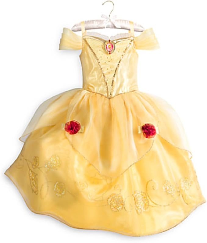 Disney Store Princess Belle Costume Dress Gown Beauty Beast Fall 16 11 12 Amazon De Bekleidung