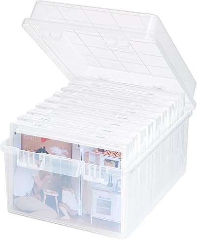 Lifewit 9-Box 5x7 Photo Storage Case 80-100 Photos 9 Inner Boxes