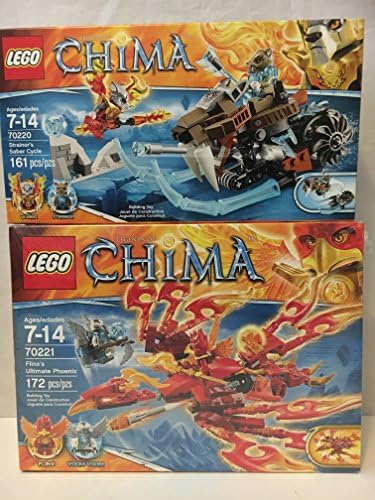 LEGO Chima Flinx's Ultimate Phoenix &amp; Chima Strainor's Saber Cycle