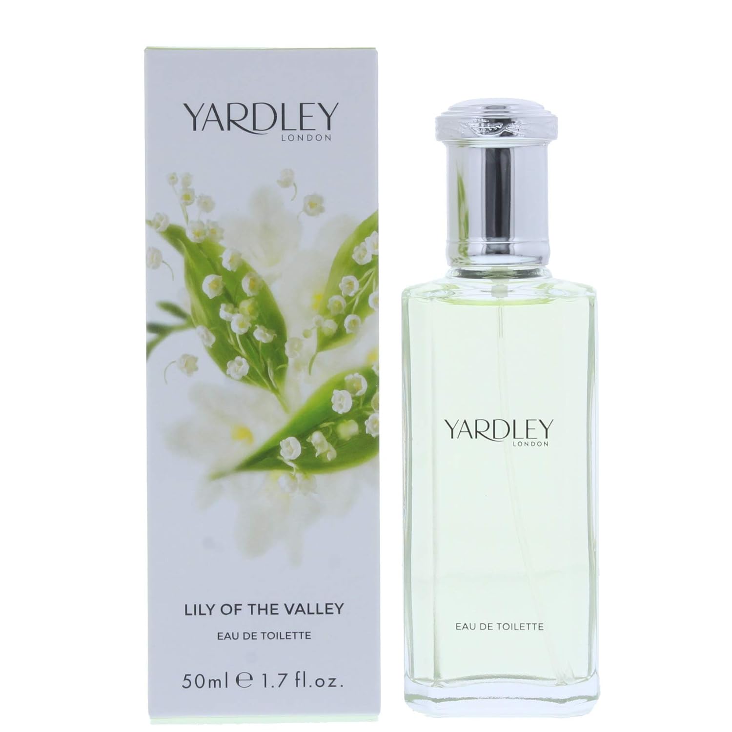 Yardley of London Lily of The Valley Eau De Toilette Spray for Women, 1.7 Ounce