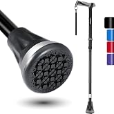 REHAND Walking Cane - Foldable, Adjustable, Collapsible Walking Canes for Men &amp; Women, Heavy Duty All Terrain Tip, with Travel Bag | Walking Sticks for Seniors &amp; Adults