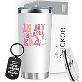 CHICKOR Engagement Gifts For Her, Women, Couple - Funny Newly Engaged Gifts Ideas For Singer Merch Fans - Cool Engaged Coffee Mug - In My Engage Era Tumbler 20 Oz - Congratulations On Your Engagement