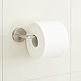 Signature Hardware 953925 Drea Wall-Mounted Toilet Paper Holder - Brushed Nickel