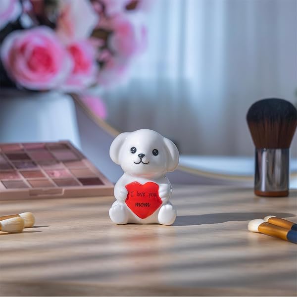 TAOJINJI GIFTS FOR MOM DOG DECOR STATUE – VALENTINES DAY CHRISTMAS MOTHERS DAY BIRTHDAY GIFTS FOR MOM