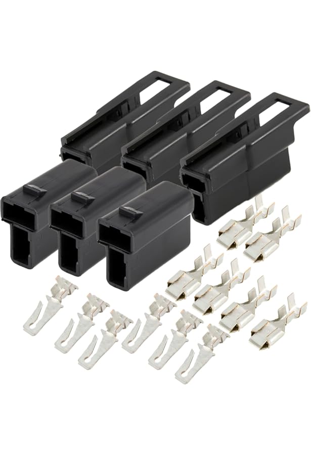 Amazon.com: Delphi 2984883 Metri-Pack 2-Way Male Connector, Black 