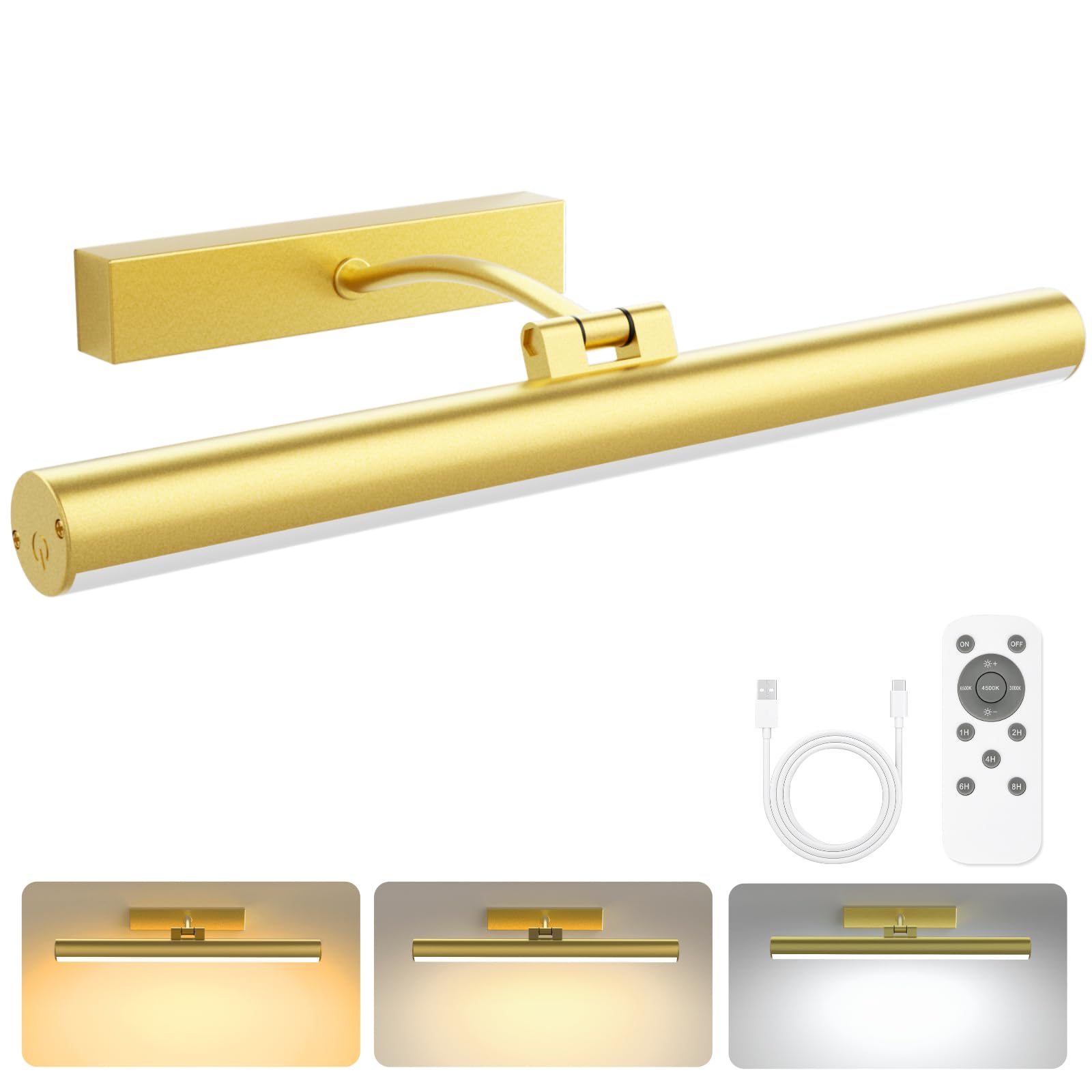Bridika Picture Lights for Wall Battery Operated