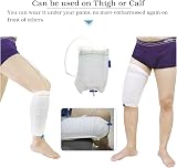 HANSILK Catheter Leg Bag Holder 2 Pcs Washable & Reusable Comfort Fit view 5
