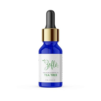 Zofla Tea Tree Essential Oil For Skin, Hair, Face - 15ml 100% Pure, Natural And Undiluted Essential Oil