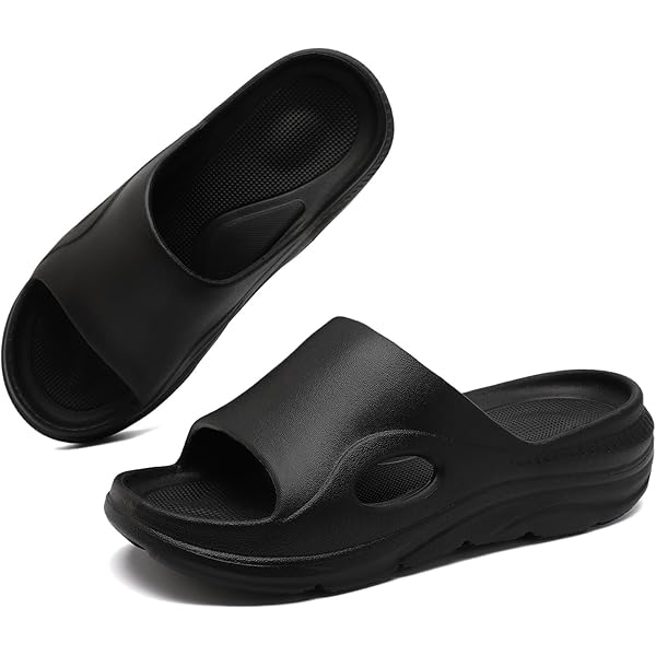 Amazon.com | Shoquis Cloud Slides for Women Men, EVA Anti-Slip
