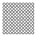 CyeeLife 100pcs Dart Rubber o Rings-Antiskid washers for Aluminum Shaft Accessories
