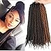 18 inch Crotchet Box Braids Crotchet Braids Senegalese Expression Braiding Hair Hairstyles Havana Mambo box braids hair extension (6 packs)