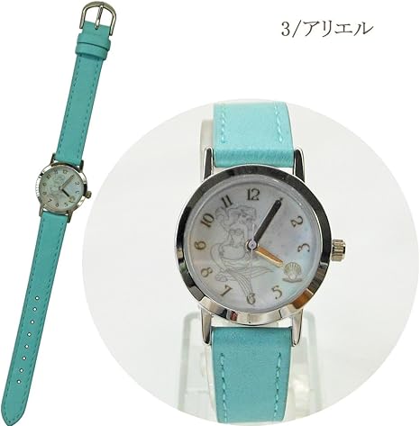Amazon Co Jp Prc001 1 5 フィールドワーク Disney ディズニープリンセス腕時計 ファッションウォッチ ラインアート 3 アリエル バンド リスト Watch ファッション ハンド トケイ おしゃれ 雑貨 ウォッチ ギフト プレゼント ホーム キッチン