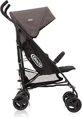 Graco TraveLite Stroller Lightweight Compact 7kg Black/Grey from Birth view 6