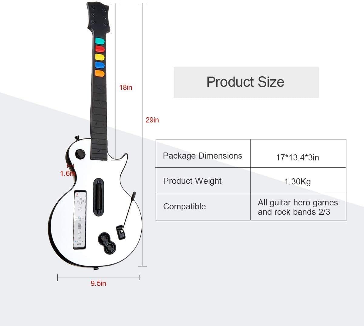doyo white wii guitar