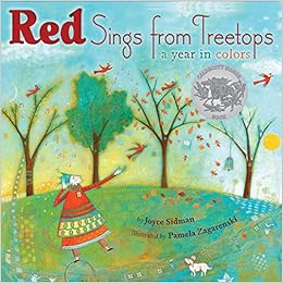 Red sings from treetops /