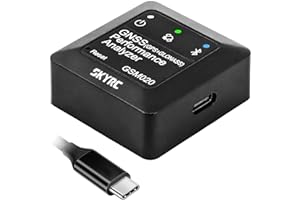 SKYRC GNSS Performance Analyzer RC GPS+GLONASS Speedometer, Bluetooth Enabled Race Data Logger and Speed Tracker for RC Cars and Planes. GSM020 SK-500023