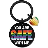 JOHKLJ Valentines Day Gifts For Her Him Lesbian Gifts For Women Gay Couple Gifts For Men Pride Lgbt Wedding Gift For Boyfriend Girlfriend Lesbian Keychain Pansexual Bisexual Stuff Anniversary