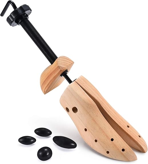 Amazon.com: Camilla de madera profesional bidireccional de los zapatos