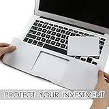 All-inside 13inch Palm Rest Cover with Trackpad Protector Sticker Skin Silver for MacBook Air 13.3" A1466 A1369