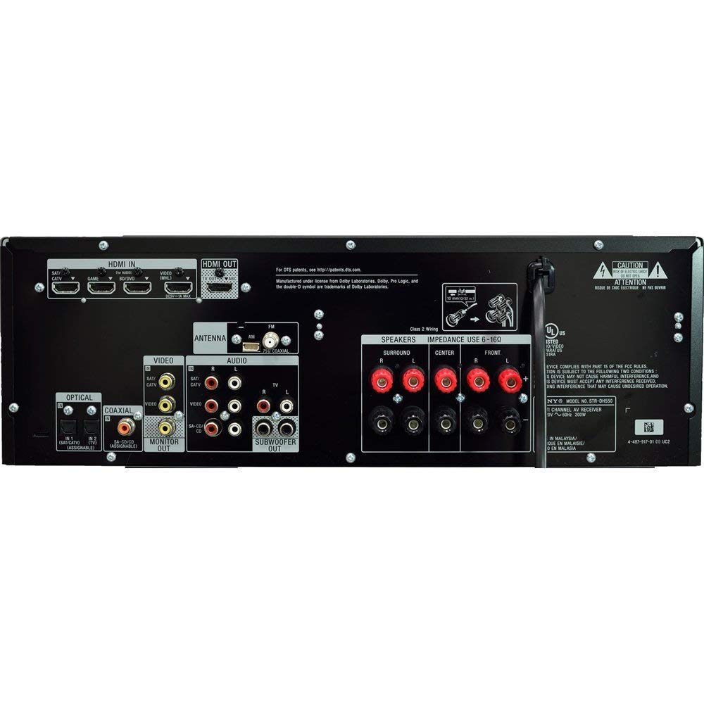 Sony STRDH550 5.2 Channel 4K AV Receiver