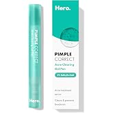 Hero Cosmetics Pimple Correct Acne Clearing Gel Pen, 0.34 Fl Oz | Maximum Strength 2% Salicylic Acid, Acne Treatment, for Current &amp; Future Zits, Dermatologist Tested Formula, Korean Skincare