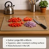 Pearl Glass Completely Clear Flat Float Glass Worktop Saver 60x40cm view 2