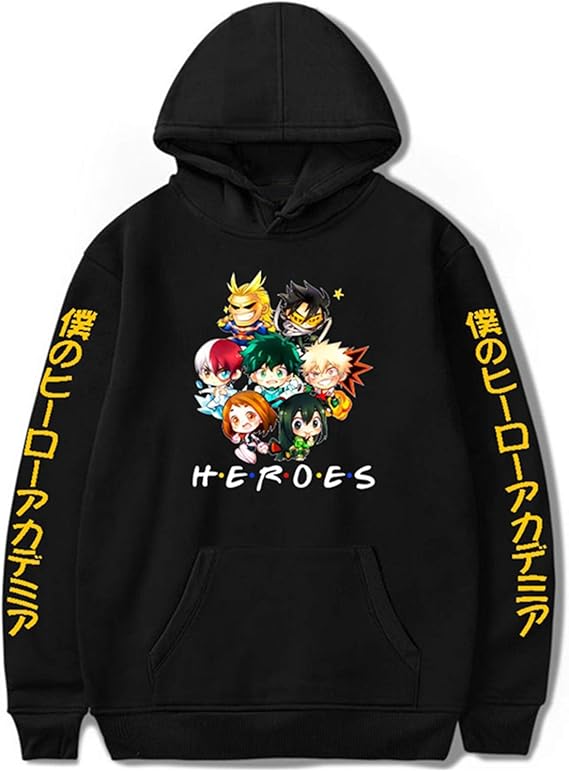my hero academia friends sweatshirt