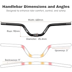 PLATT 25.4/31.8mm Mountain Bike Riser