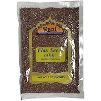 Rani Flax Seeds Whole Raw (Alsi, Linum usitatissimum) 7oz (200g) ~ All Natural | Gluten Friendly | Non-GMO | Vegan | Indian O