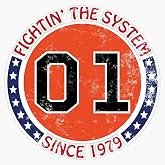 Dukes of Hazzard - Fightin' The System Since 1979 Sticker Vinyl Decal Bumper Sticker 5"
