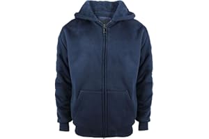 LeeHanTon Boys Sherpa Hoodie Zipper Sports Warm Youth Fleece Jacket