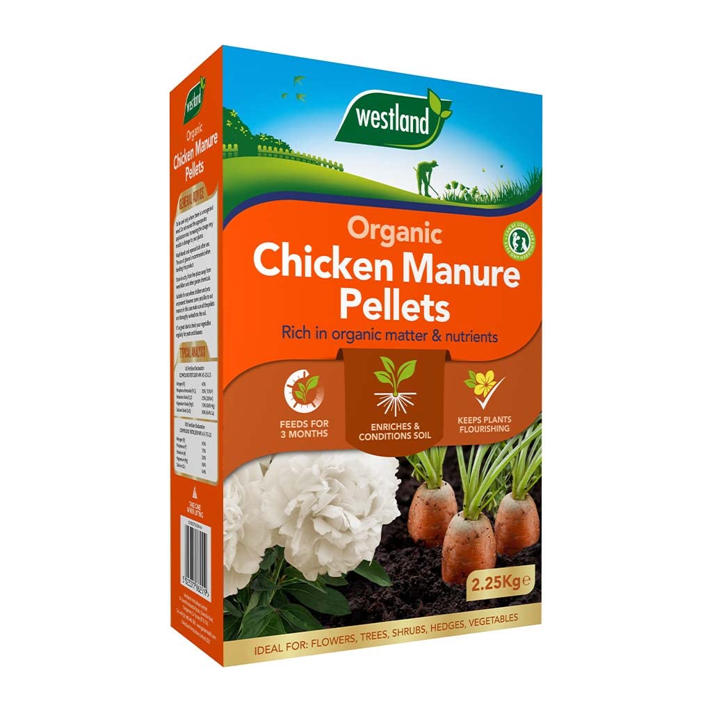 Westland Organic Chicken Manure Pellets, 2.25 kg