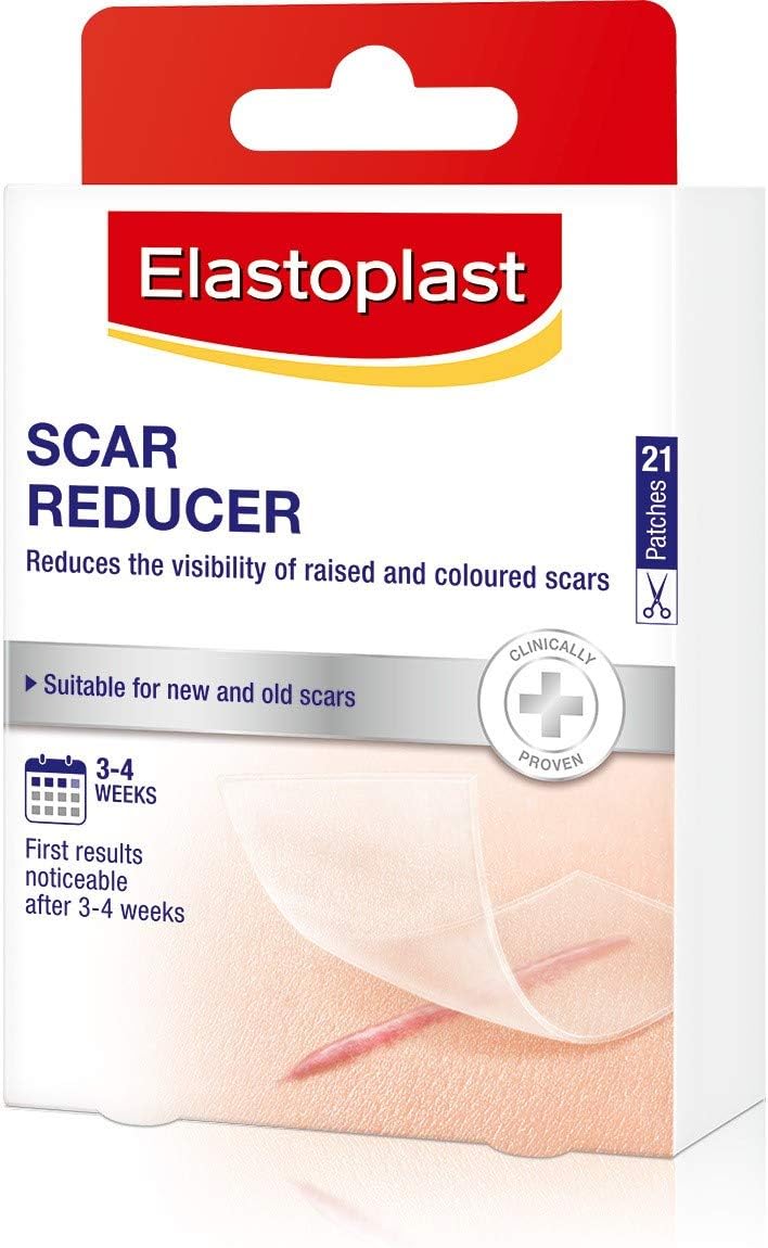 Elastoplast Scar Reducer Plasters (21 Plasters), Quick and Convenient Scar Cover Up Treatment