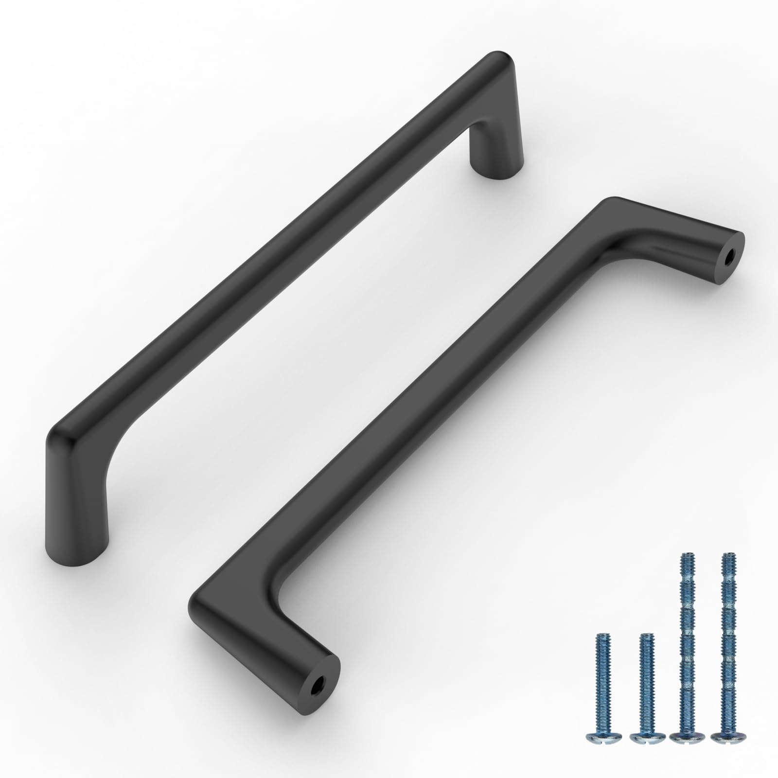 Photo 1 of 9BUILD 10 Pack Matte Black Cabinet Pulls 5 Inch Kitchen Cabinet Handles Cabinet Hardware Kitchen Handles for Cabinets Cupboard Handles Black Dresser Pulls Drawer Handle