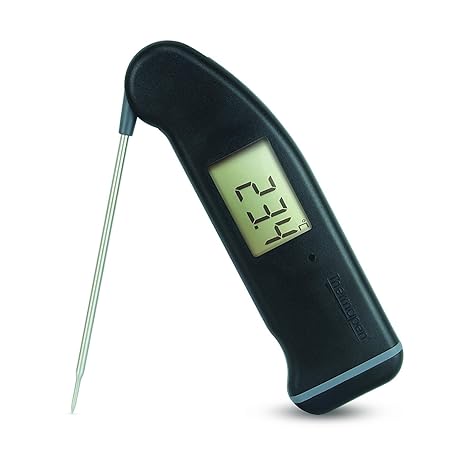 ETI, SuperFast Thermapen-4, Thermometer mit 360°-Rotations-Display, Schwarz