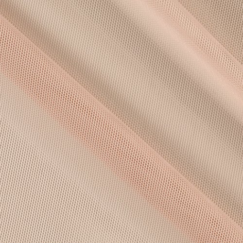 TELIO Stretch Nylon Mesh Knit Soft Pink Fabric By The Yard