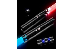 VIGLASCHILL Dueling Lightsaber Toy Real Lightsaber 20 Colors 4 Modes Sounds 2-in-1 Detachable Light Saber Type-C Rechargeable Light Saber for Kids and Adults