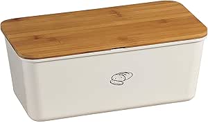 Kesper Brotbox - Panera para Guardar el Pan y para cortarlo (melamina, 340 x 180 x 130 mm)