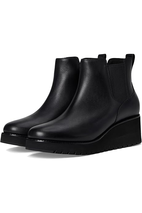 Amazon.com | Cole Haan Zerogrand City Wedge Boot Stone Gray Suede 